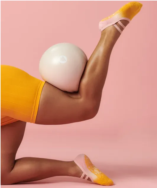 MoveActive Ballet Non Slip Grip Socks - Minosa Sorbet Ombre