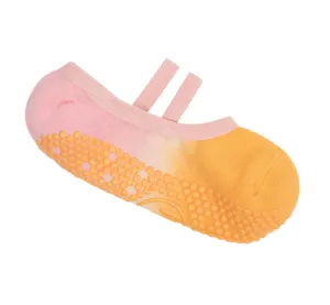 MoveActive Ballet Non Slip Grip Socks - Minosa Sorbet Ombre