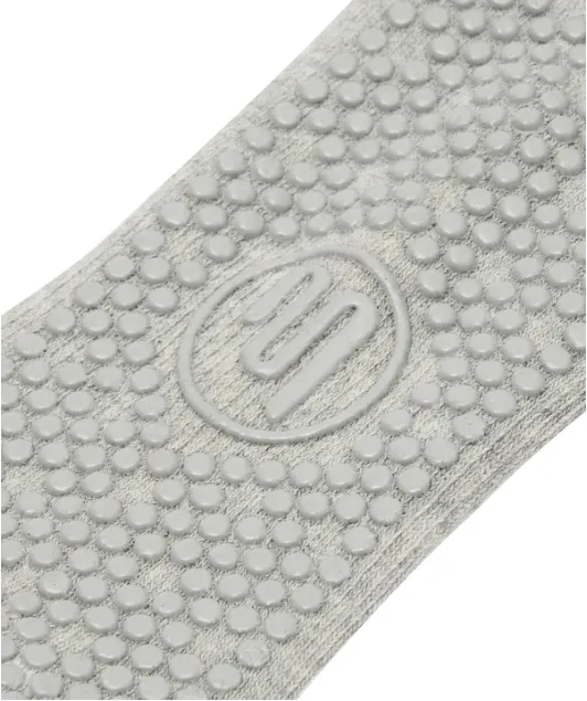MoveActive Ballet Non Slip Grip Socks - Pinstripe Marble Grey