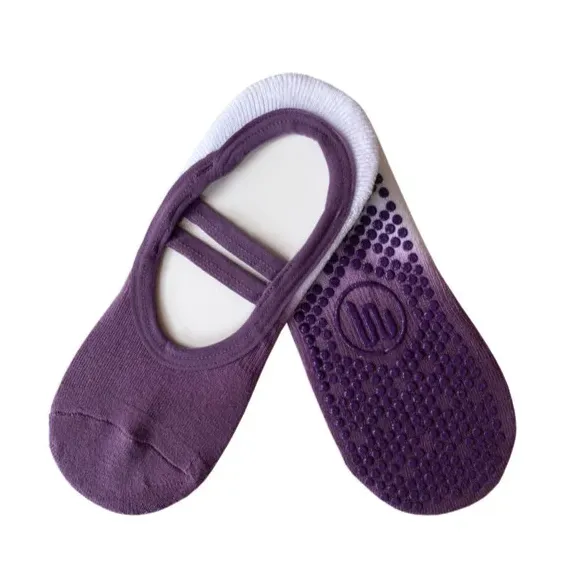 MoveActive Ballet Non Slip Grip Socks - Skittle Grape Ombre