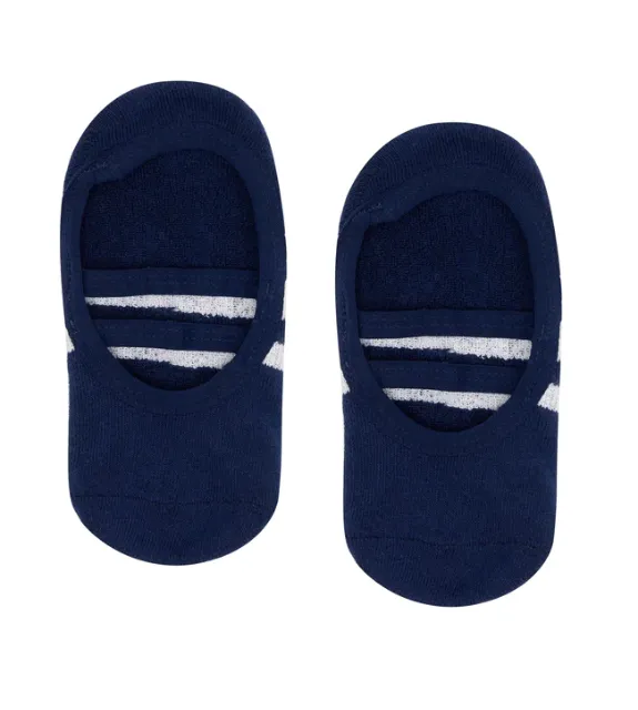 MoveActive Ballet Non Slip Grip Socks - Sporty Stripe Navy