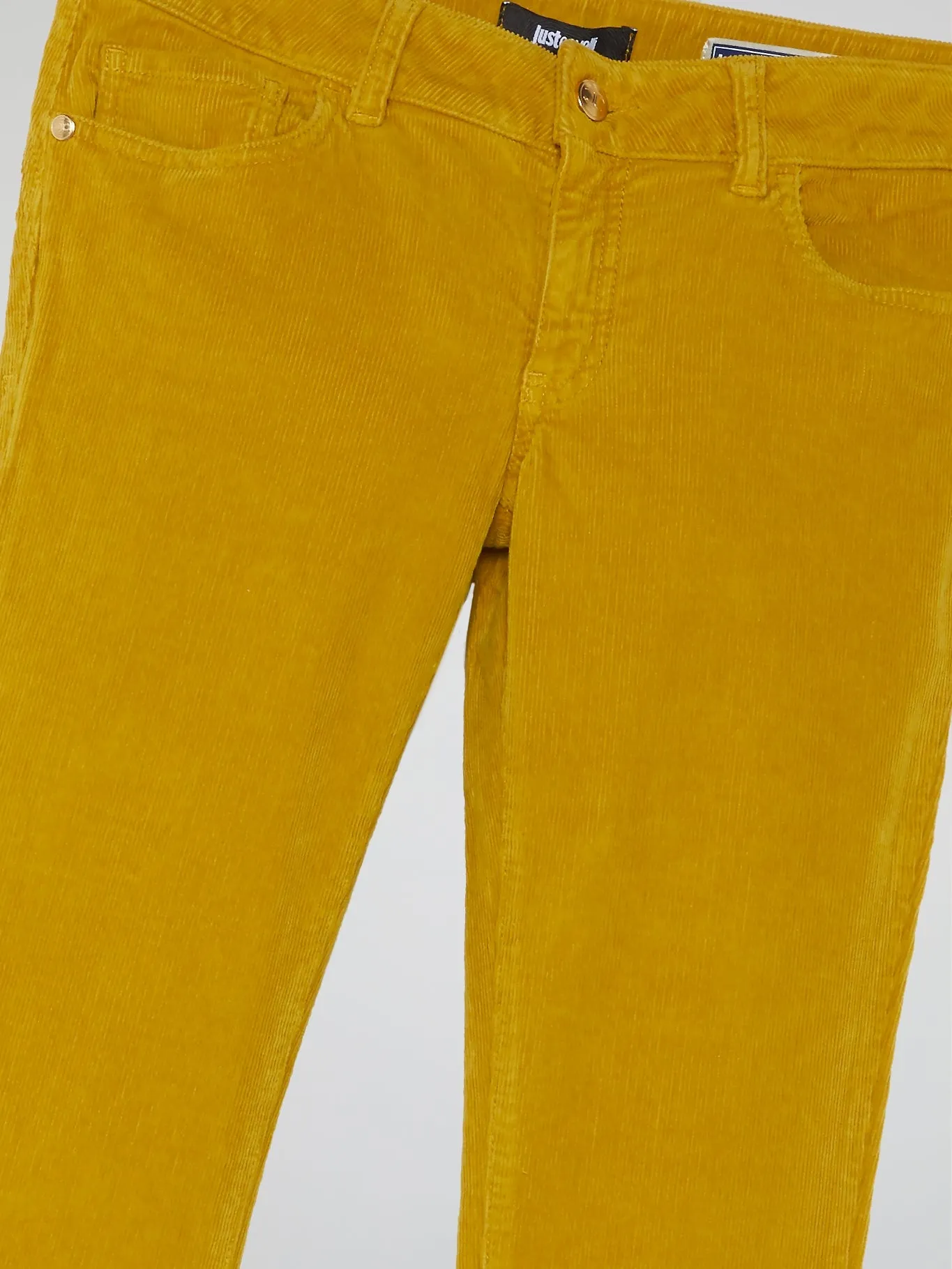 Mustard Bootcut Corduroy Pants
