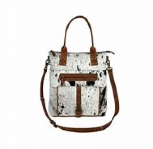 Myra Silver Nine Ultimate Canvas & Hairon Bag