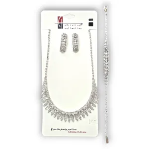 Necklace Set w/ Earrings & Bracelet (#16589)