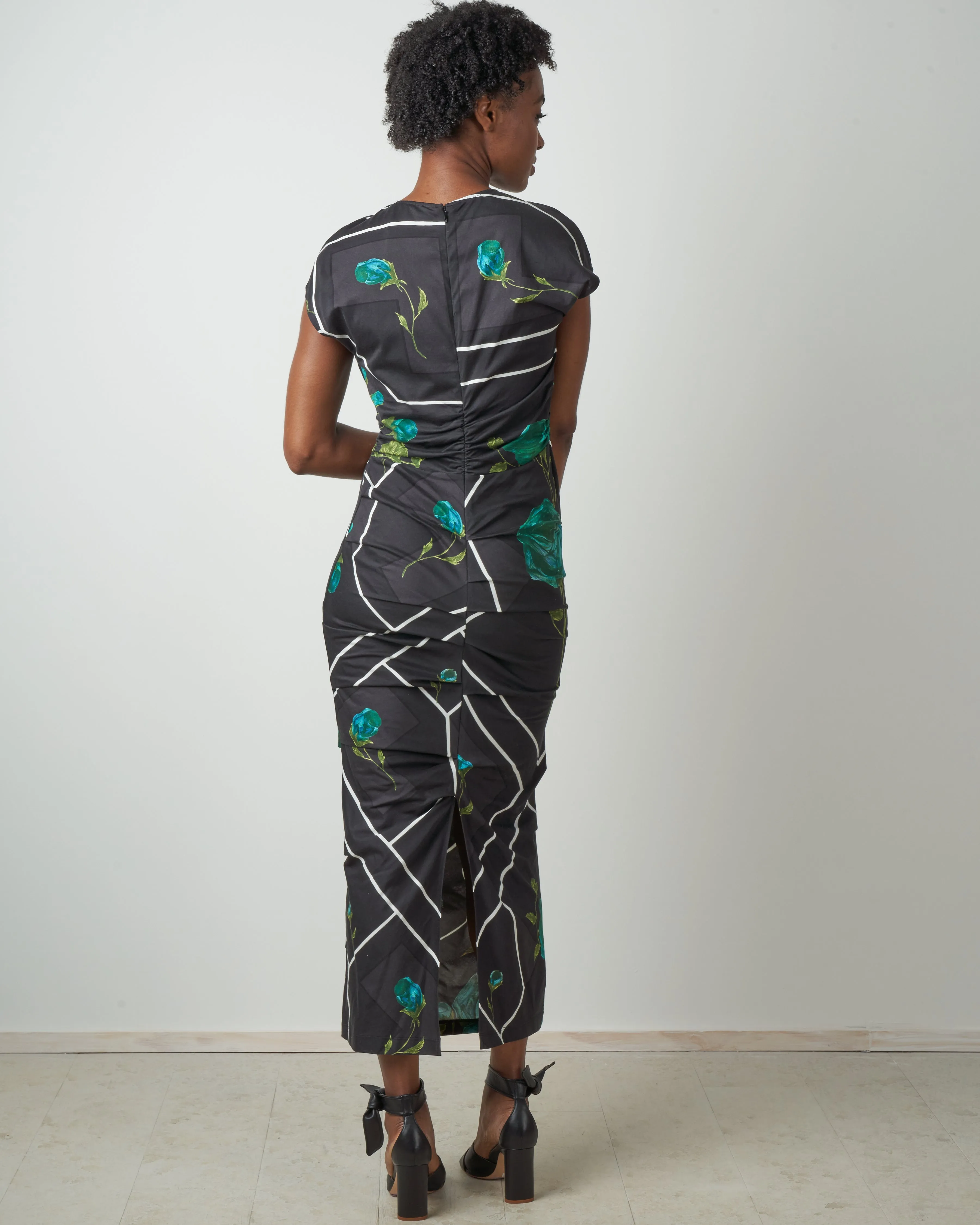 new delirium dress - black multi