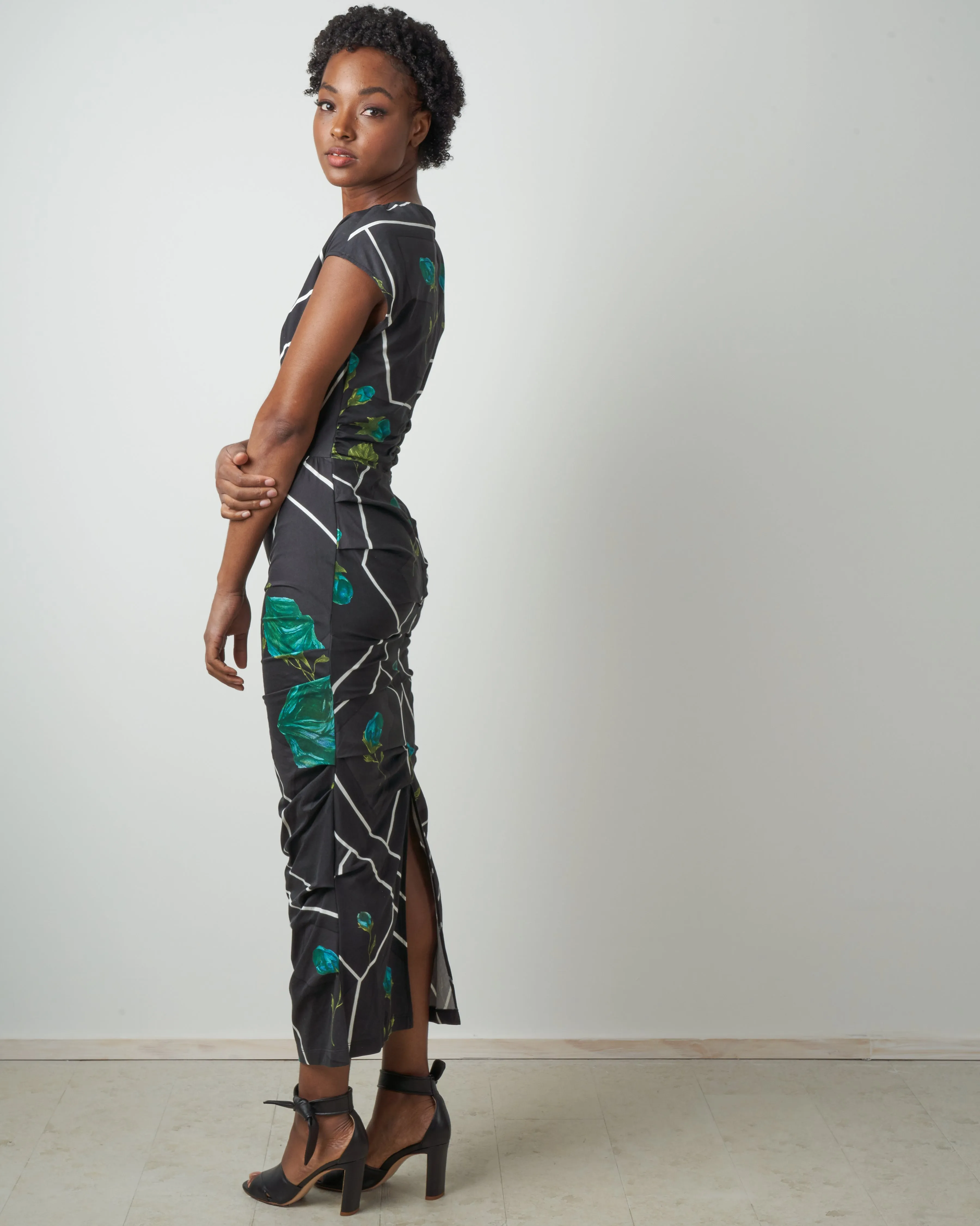 new delirium dress - black multi