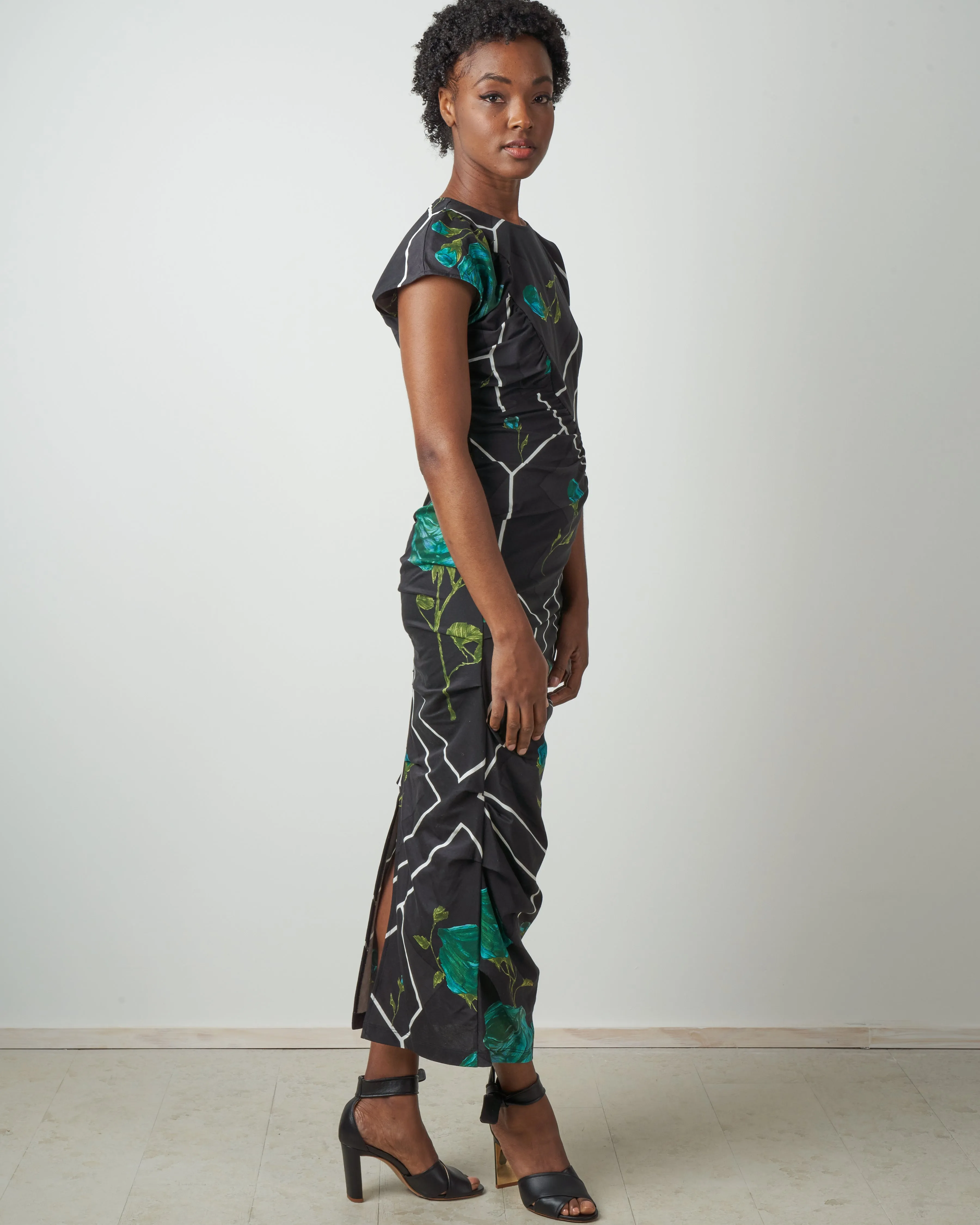 new delirium dress - black multi