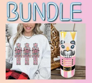 Nutcracker Christmas Shirt & Tumbler Bundle Set
