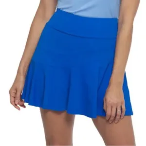 NWT WOMEN'S IBKUL FLOUNCE SKORT, SIZE: S, COLOR: BLUE