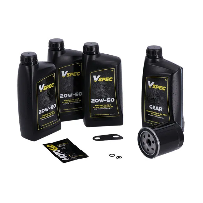 Olje service sett Sportster Mineral. HD XL 04-20.