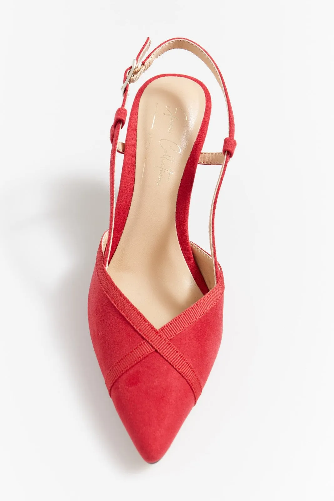 Open Gross Stiletto - Red
