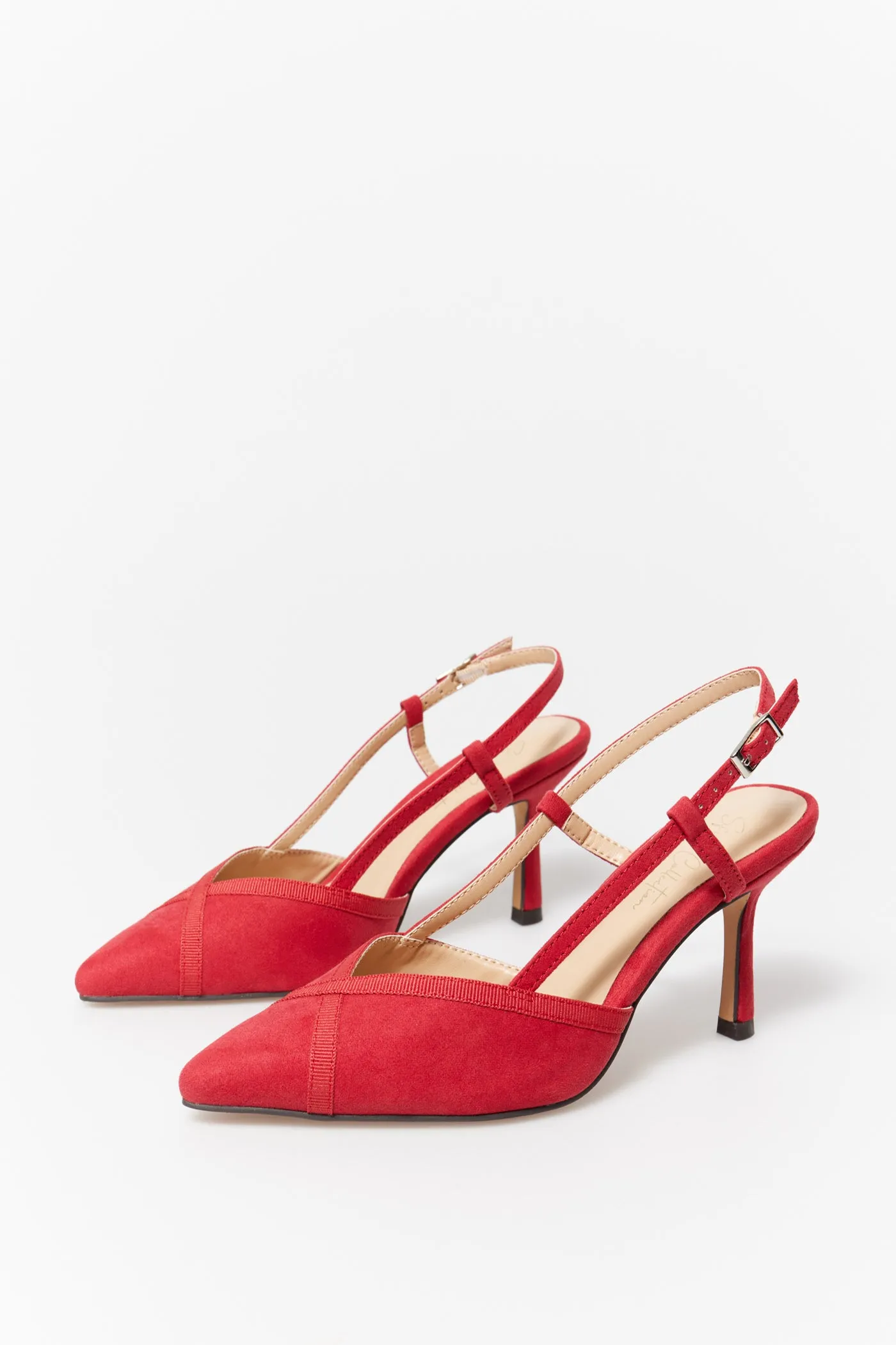 Open Gross Stiletto - Red