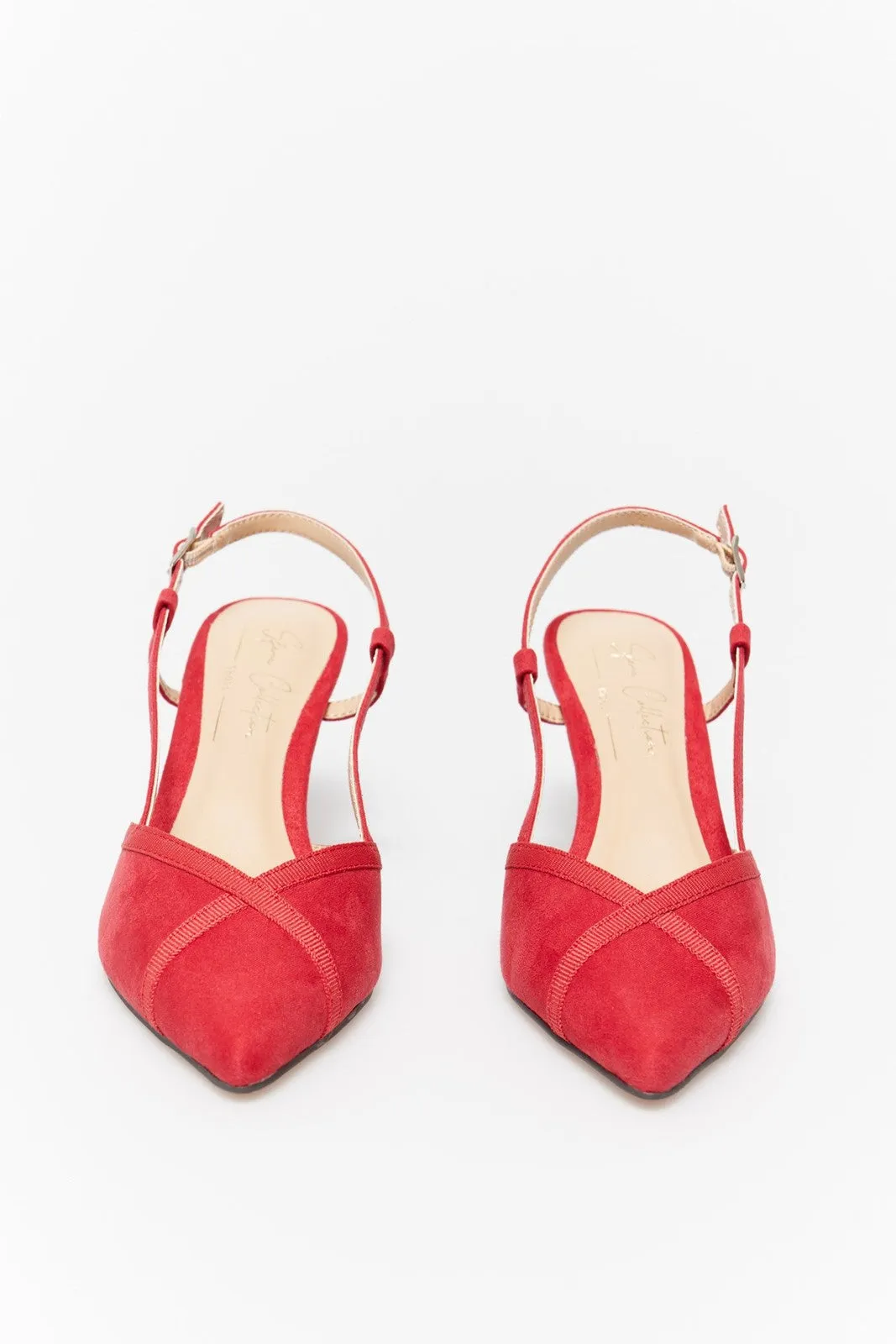 Open Gross Stiletto - Red