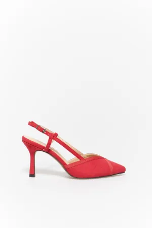 Open Gross Stiletto - Red