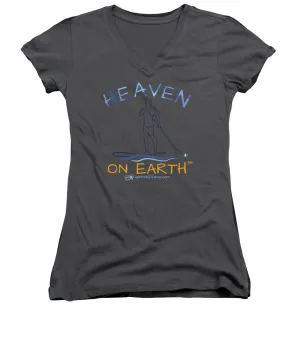 Paddle Board Heaven On Earth - Women's V-Neck
