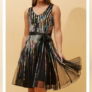 PAPILLON cocktail fit and flare dress.