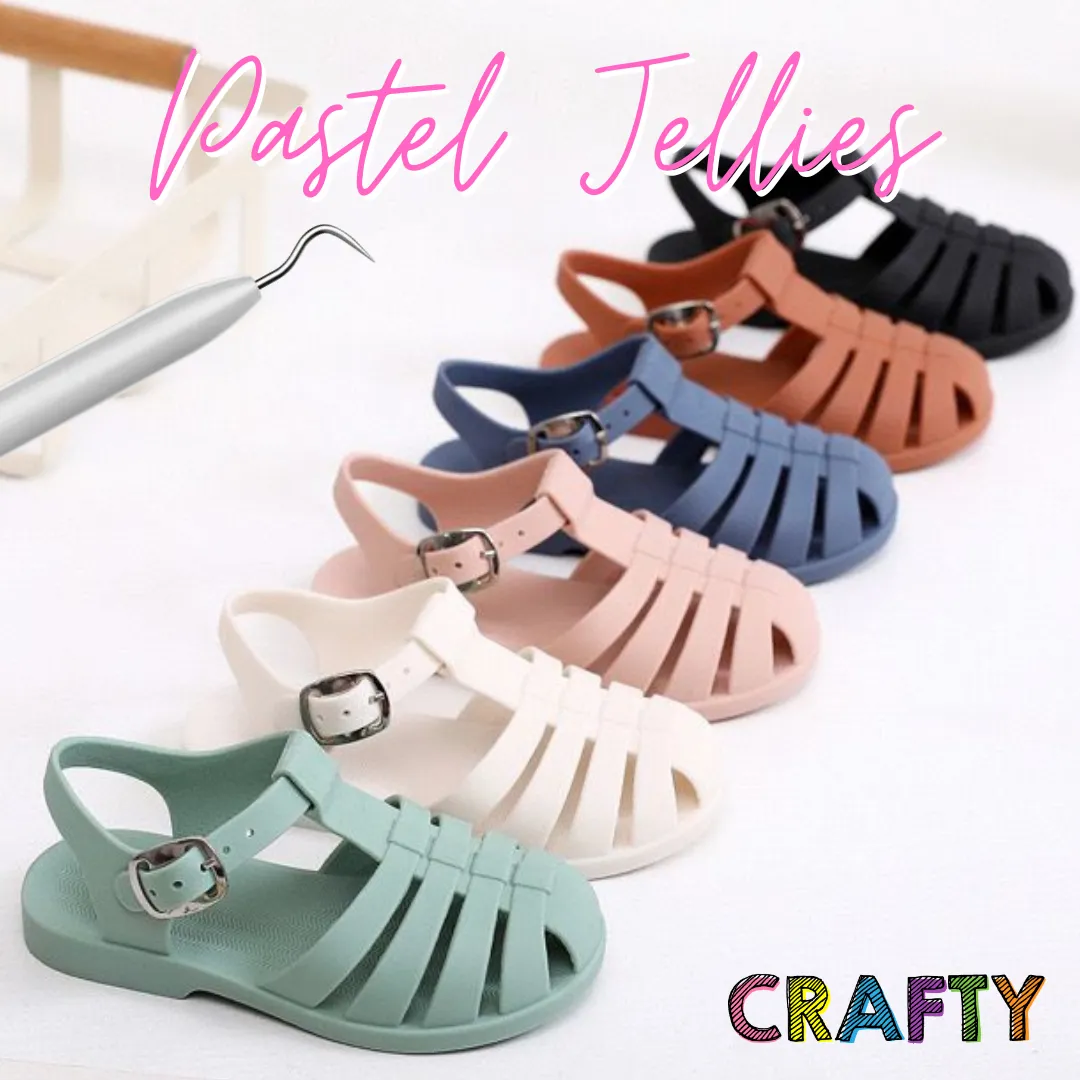 Pastel jelly Sandals - Beige