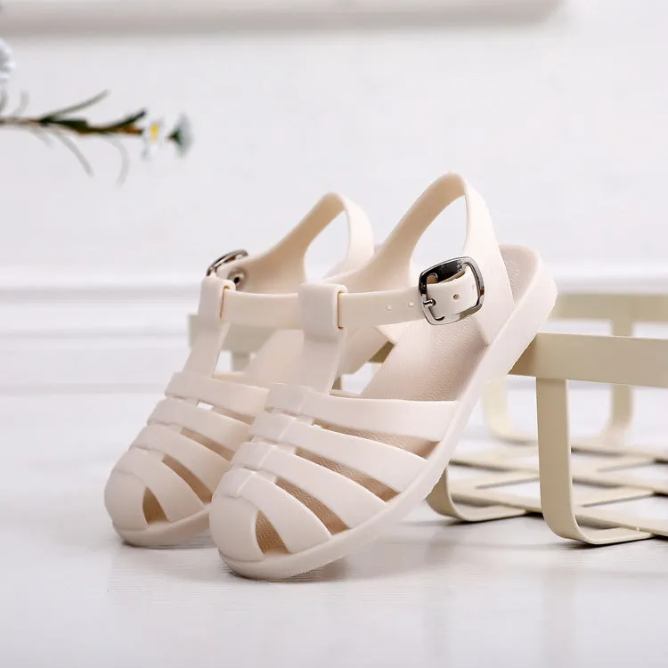 Pastel jelly Sandals - Beige