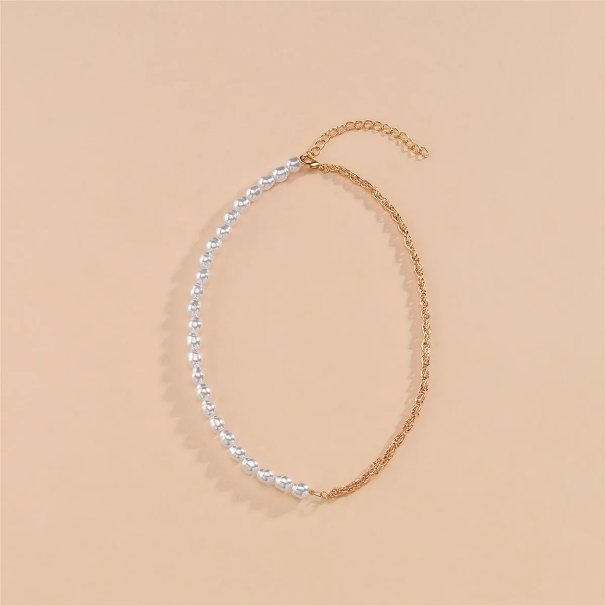 Pearl & 18K Gold-Plated Twine Chain Necklace
