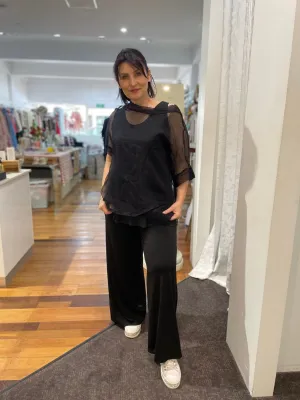 PLANET By Lauren G - ORGANZA TOKYO T - Black