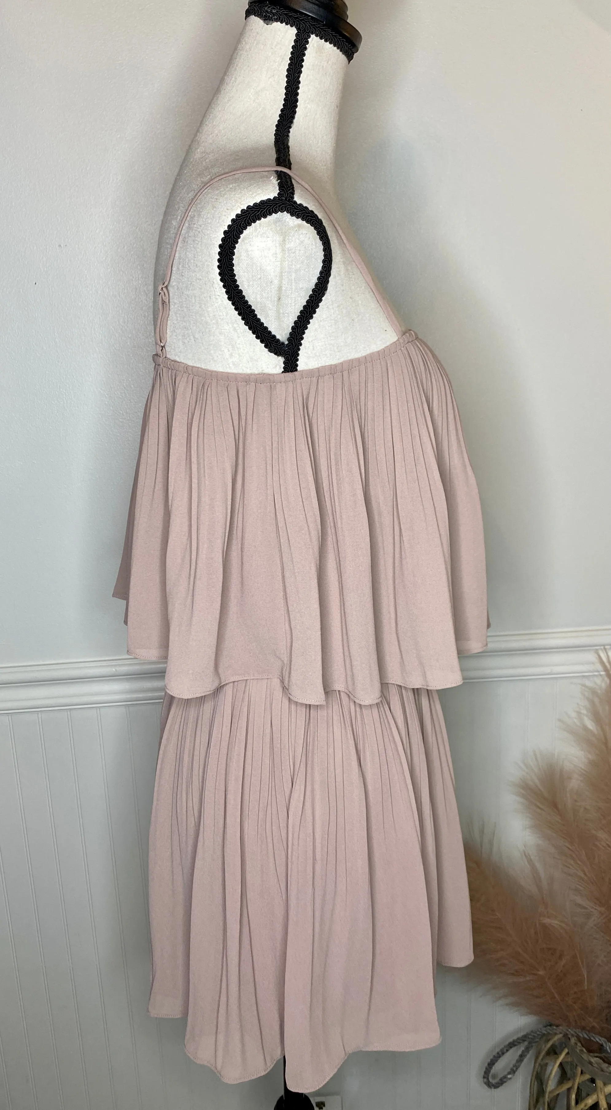 Pleasantly Pleated Romper