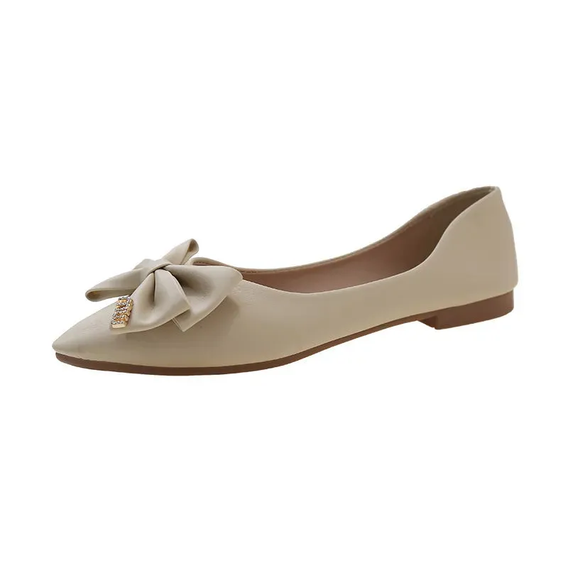 Point Toe Flats Slip-Ons