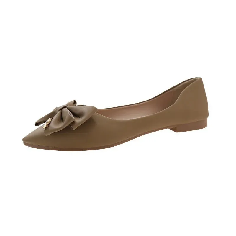 Point Toe Flats Slip-Ons