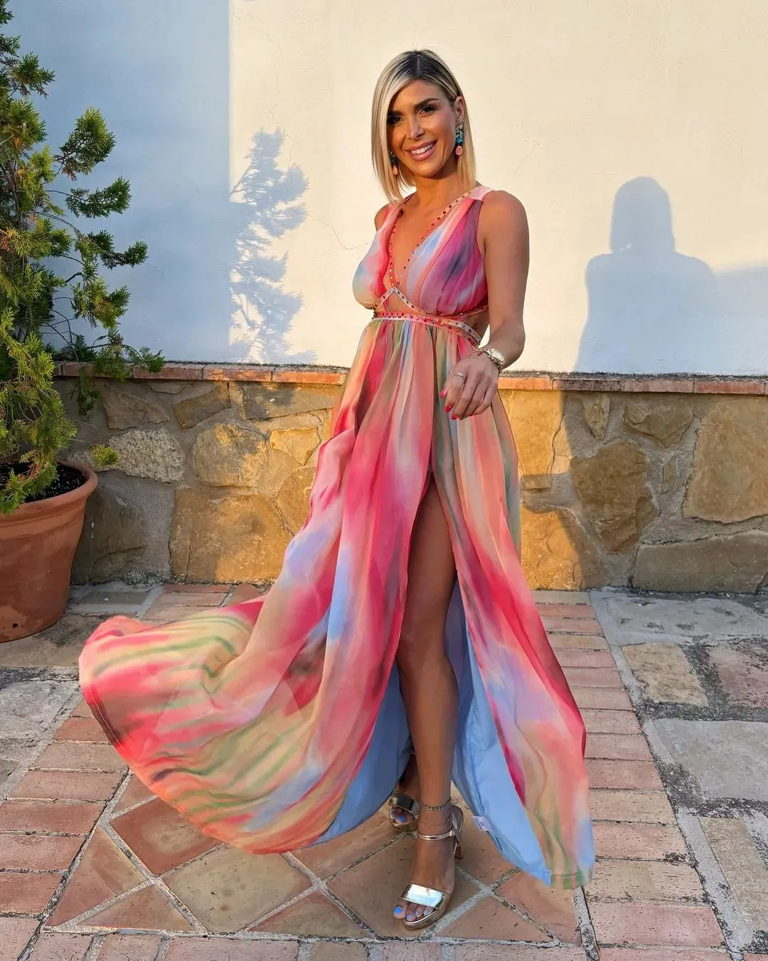 Printed Maxi Dress