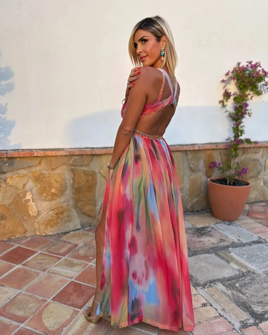 Printed Maxi Dress