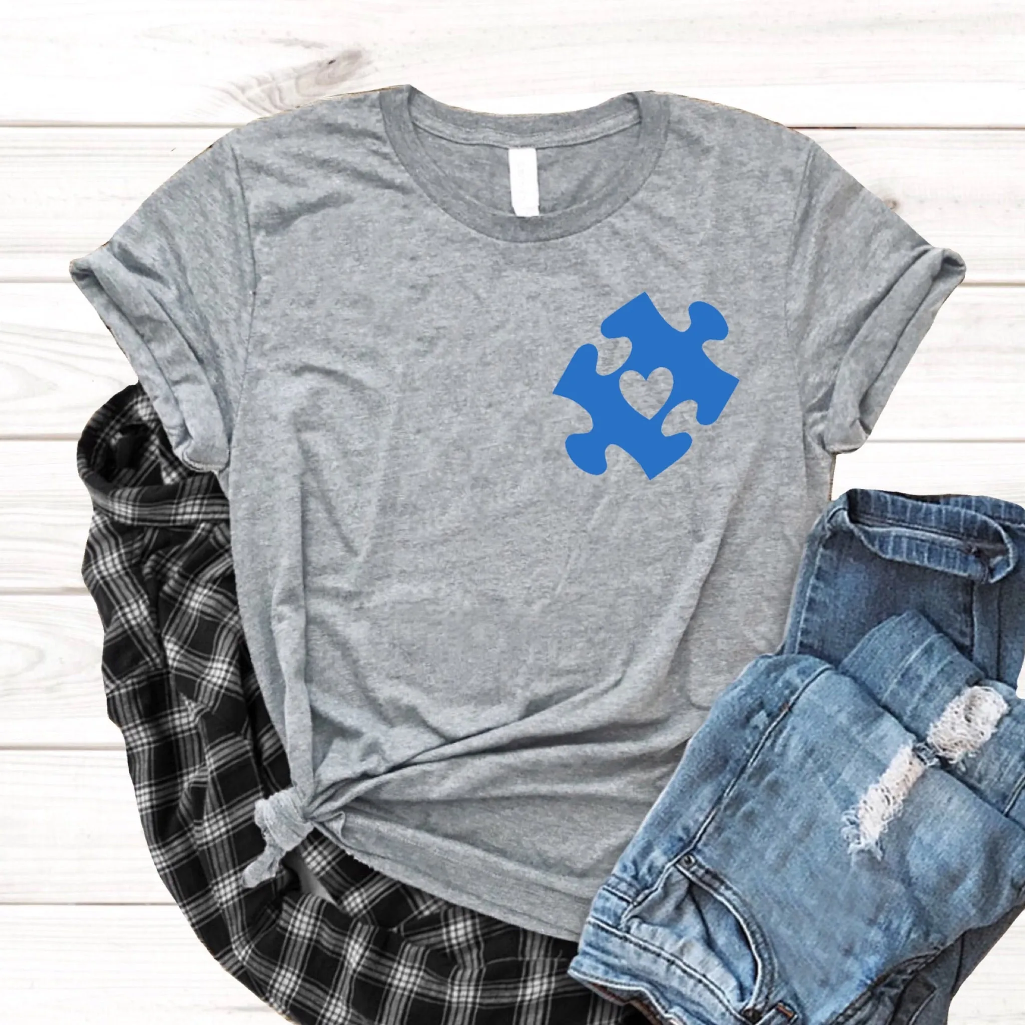 Puzzle piece shirt