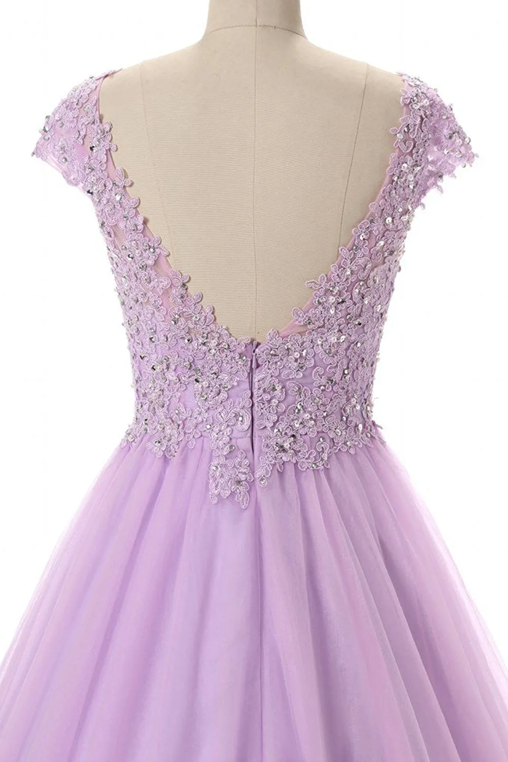 Quinceanera Gowns Cap Sleeves for Sweet 16