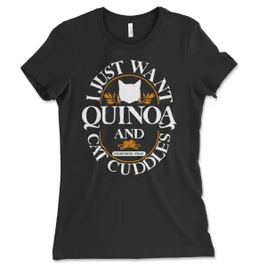 Quinoa And Cat Cuddles Women's Shirt