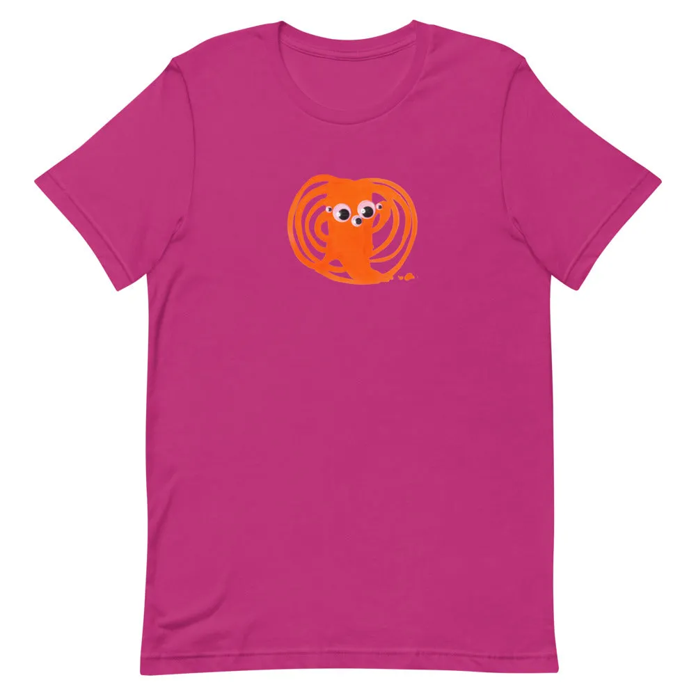 "Tangerine Butterfly" Short-Sleeve Adult Unisex T-Shirt