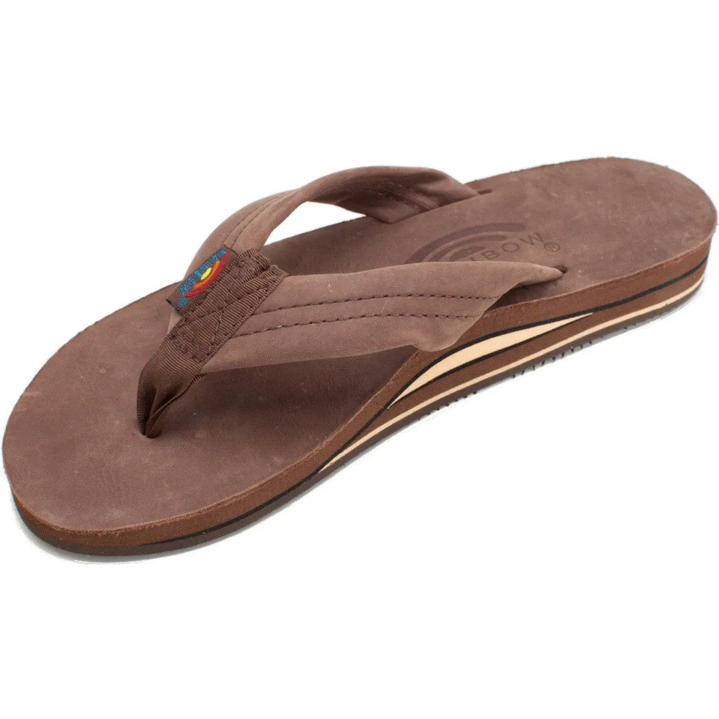Rainbow Sandals Men's Double Layer Expresso Premier Leather with Arch Support  302ALTS0EXPRM