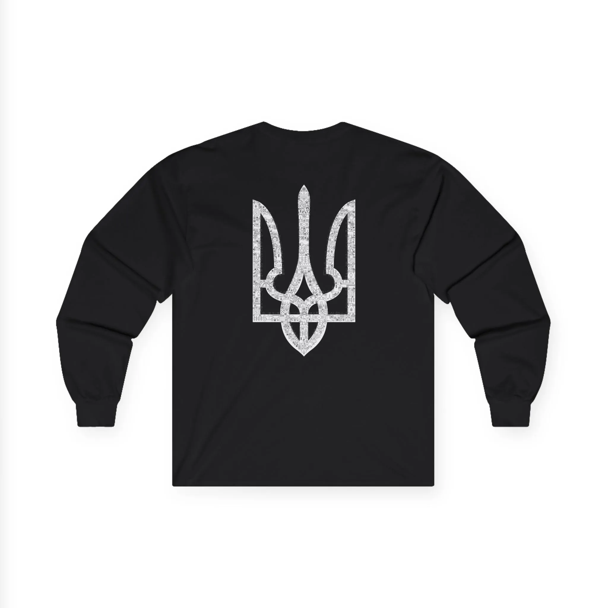 Raise TridentS Not White Flags Cotton Long Sleeve Tee