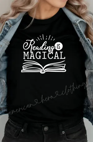 Reading Is Magical Bella Canvas Uni-Sex Tee