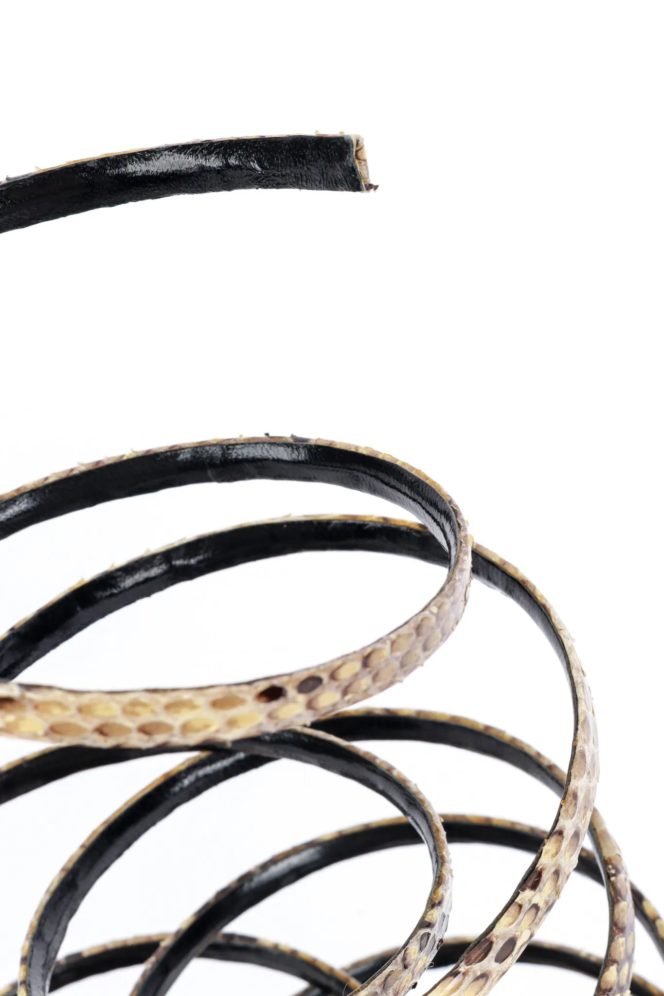 Reptile Coil Wrap Stiletto Sandals