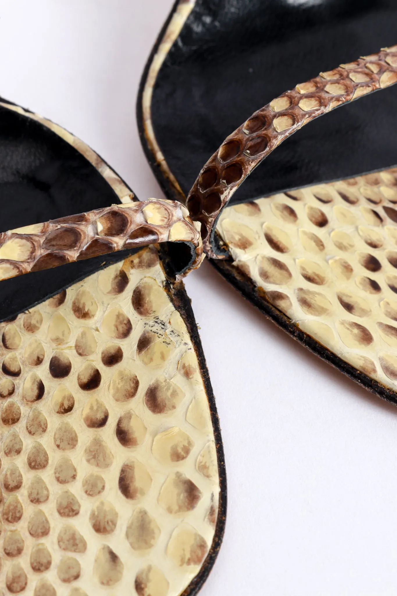 Reptile Coil Wrap Stiletto Sandals