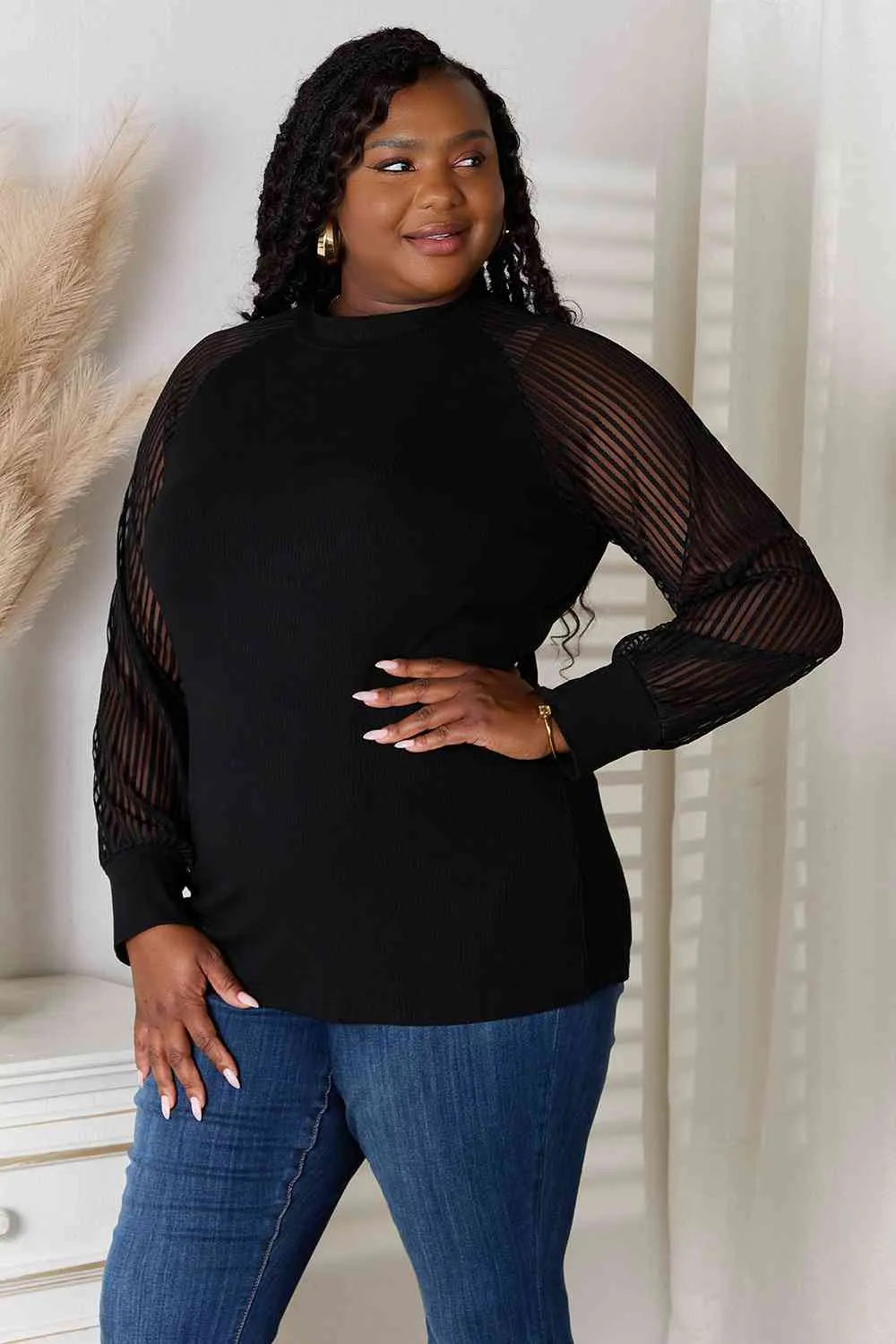 Rhonda Raglan Sleeve Blouse - Online Exclusive