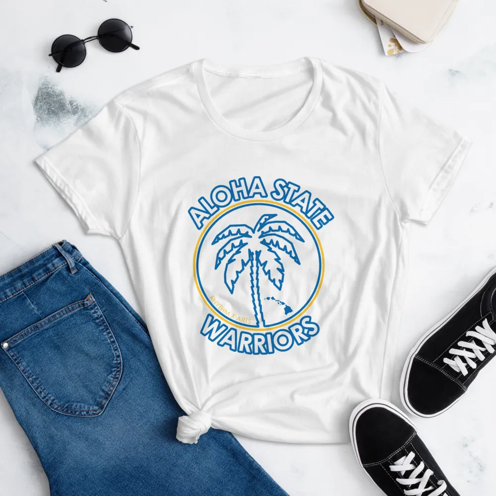 Rhythm Arts Aloha State Warriors Womens t-shirt