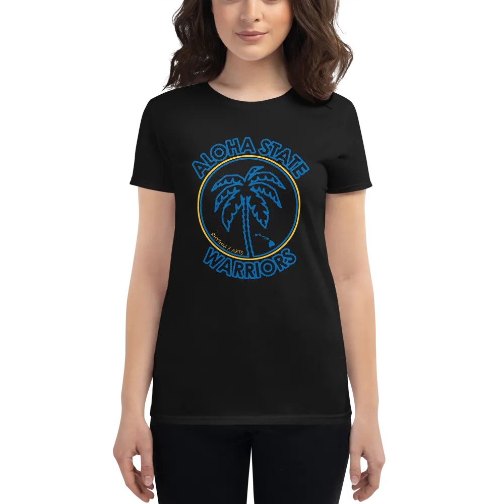 Rhythm Arts Aloha State Warriors Womens t-shirt