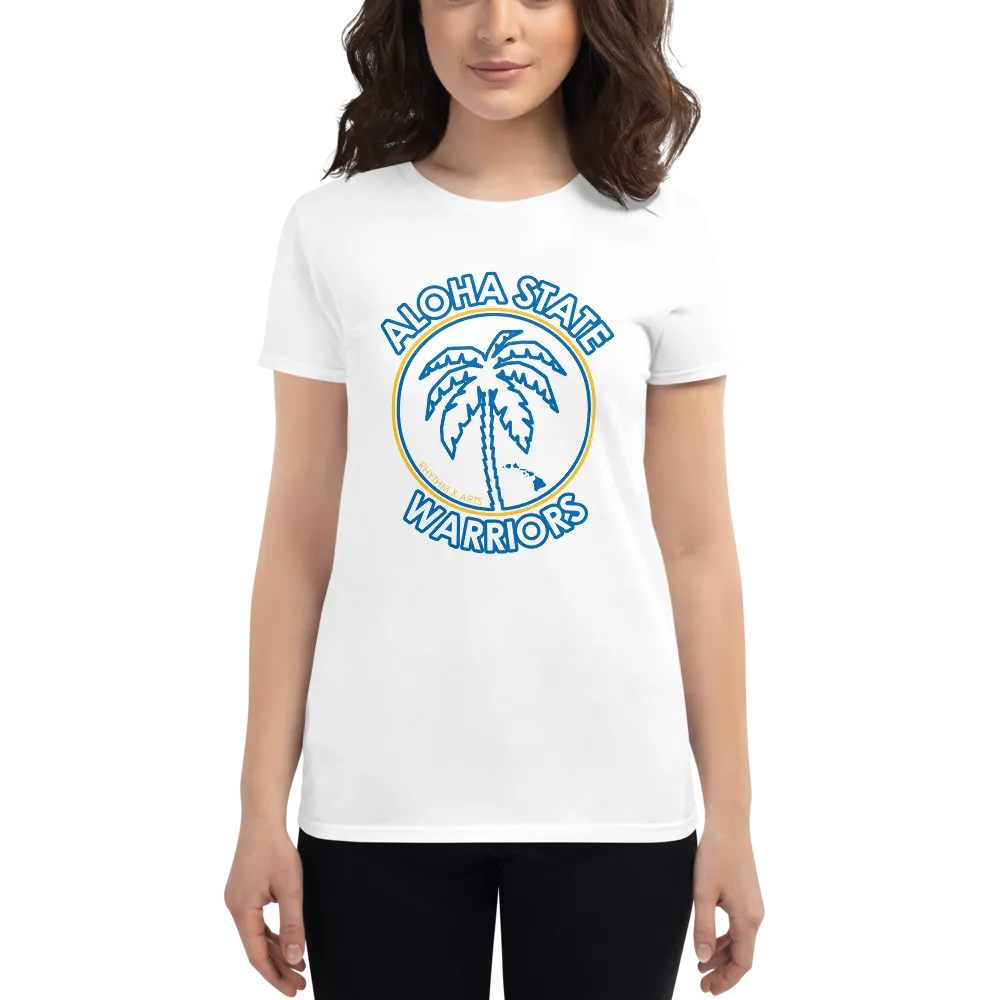 Rhythm Arts Aloha State Warriors Womens t-shirt
