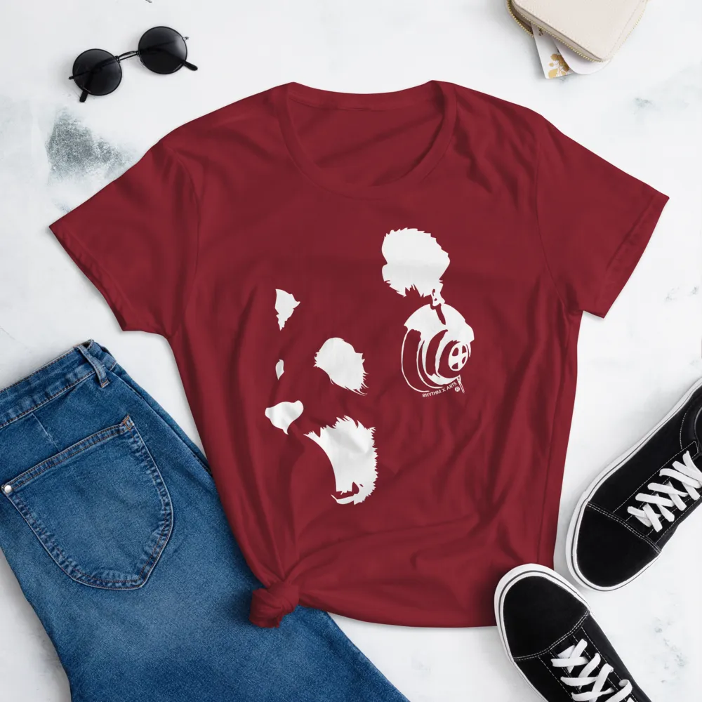 Rhythm Arts Angry Panda Womens t-shirt