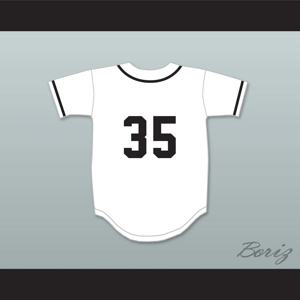 Rick Caraballo 35 Salamanders Baseball Jersey 1st Annual Rock N' Jock Diamond Derby 1990
