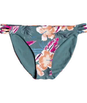 Roxy W Printed Beach Classics Full Bikini Bottoms
