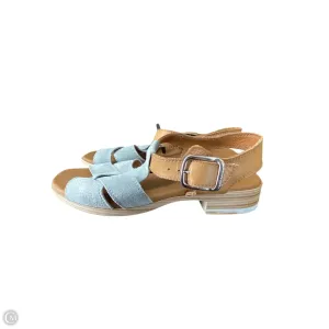 Sandals Flats By Clothes Mentor In Blue, Size: 6