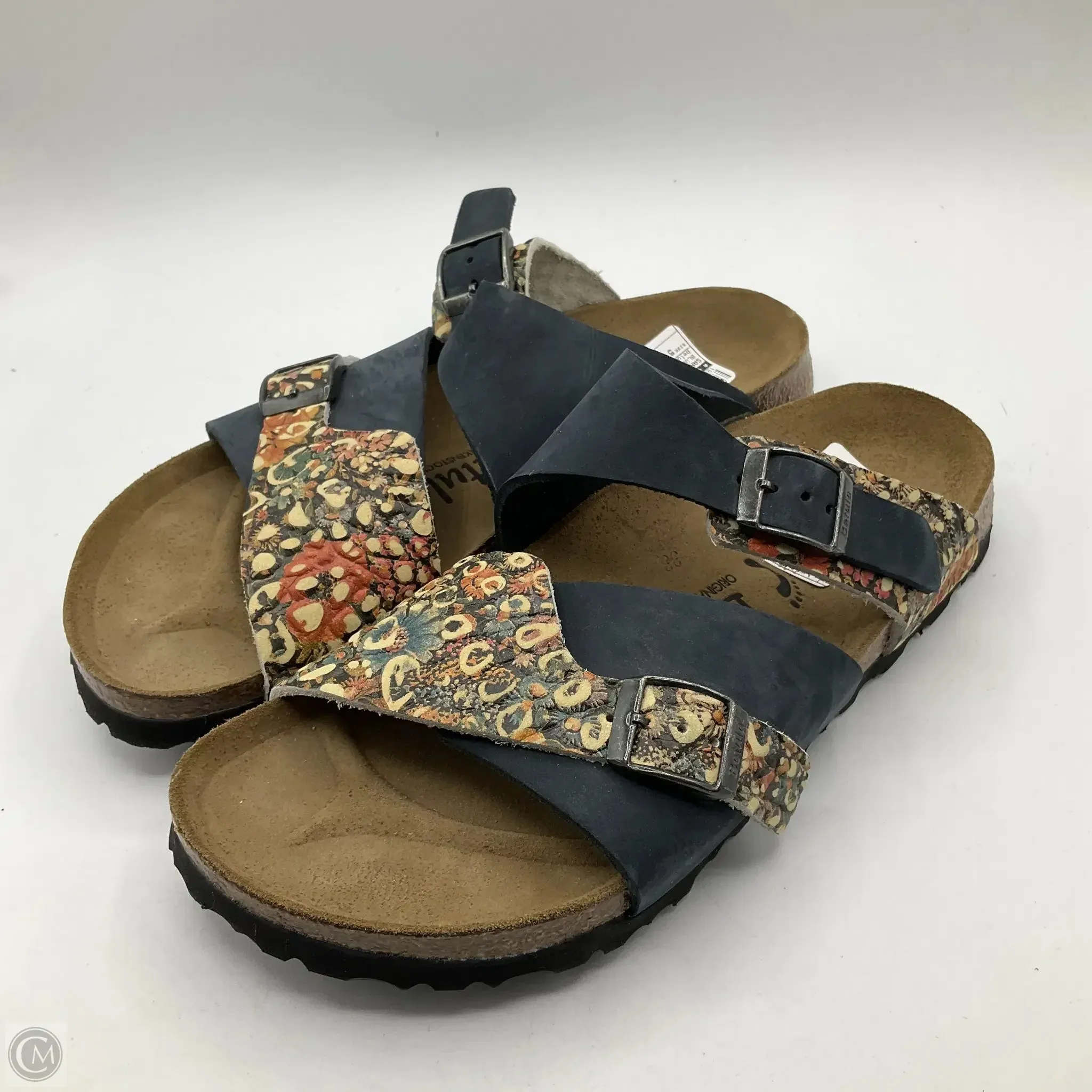Sandals Flats By Cmb In Blue, Size: 5