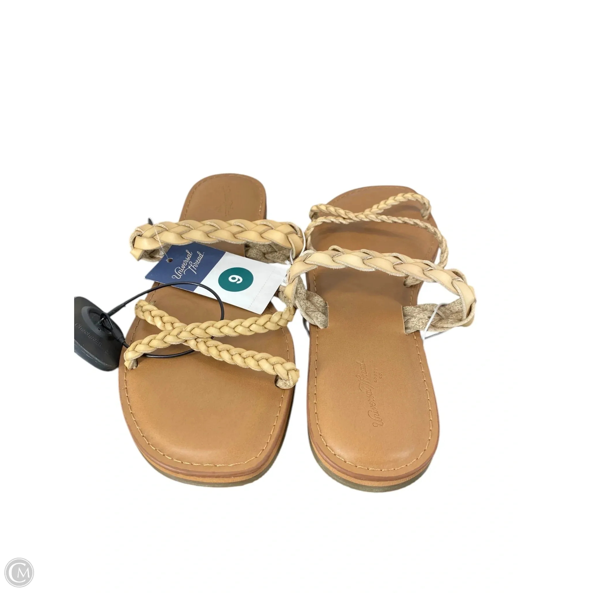 Sandals Flats By Unlisted In Tan, Size: 9