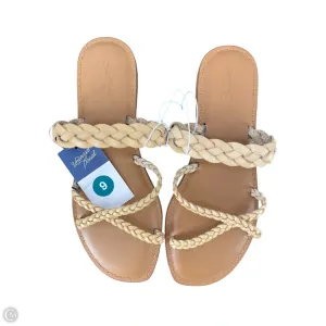 Sandals Flats By Unlisted In Tan, Size: 9