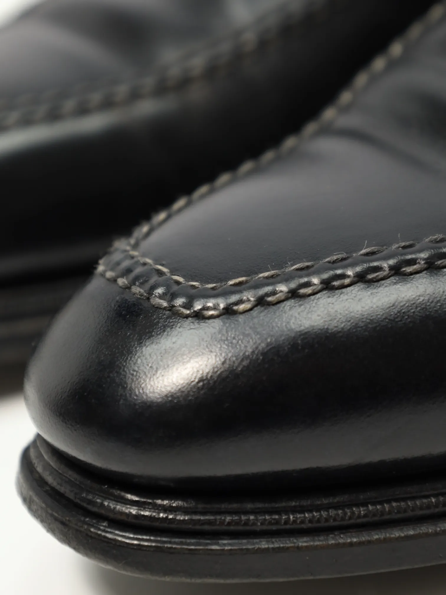 Santoni Black Limited Edition Penny Loafer